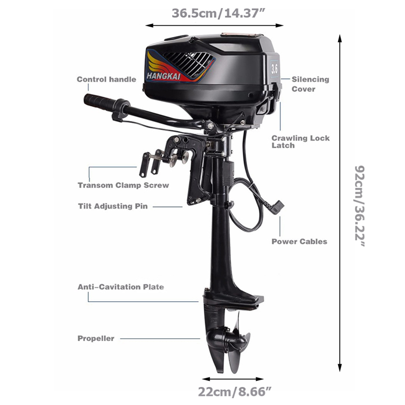 Outboard Electric Engine 48V 4 - Fishing Boat Outboard Motor review and price